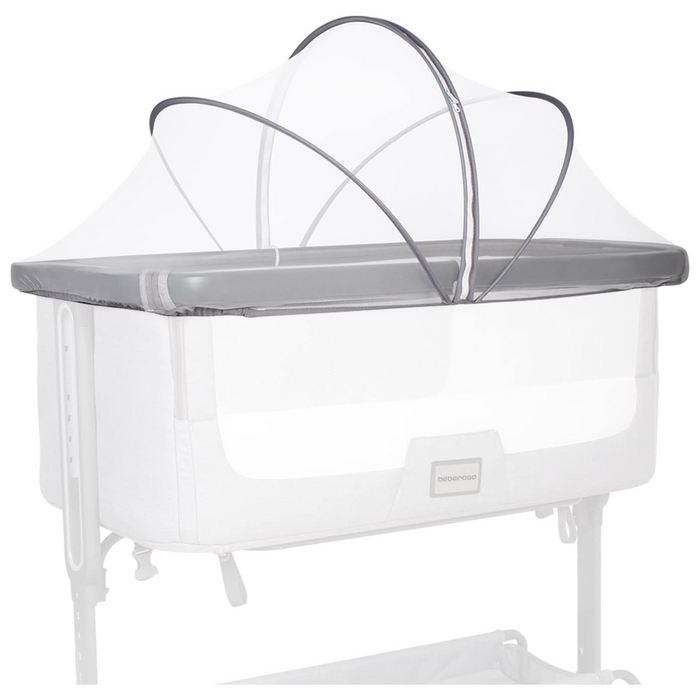 Bassinet Cover Mosquito Net Cover with 2-Way Zipper