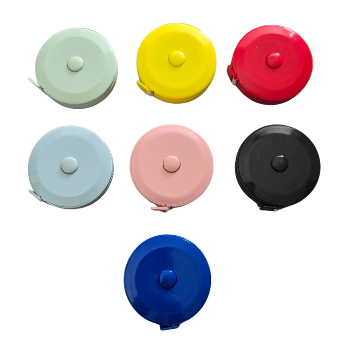 7 Pcs Retractable Sewing Tape Measure, 150cm/60 inch Dual Sided Soft Measuring Tape