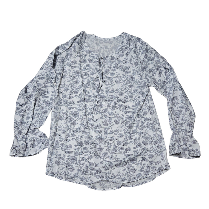 Women's Floral Boho Casual Top - XL
