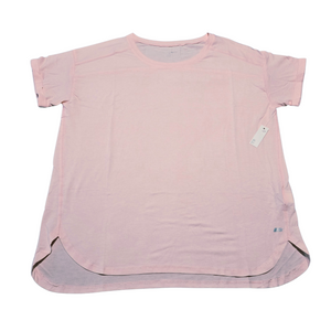 Women's Light Pink Studio Relaxed-fit Lightweight Crewneck T-Shirt - True To Size - Large & XL