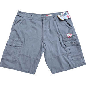 Men's Gray Cargo Shorts - 42