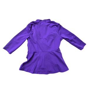 Grace Kerin Purple Half Sleeve Blazer - Large