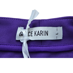 Grace Kerin Purple Half Sleeve Blazer - Large