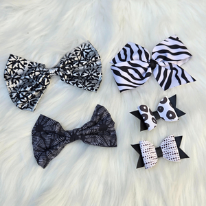 New Baby Girl Hair Bows – Set of 5 Clips, Soft & Stylish for Toddlers & Kids
