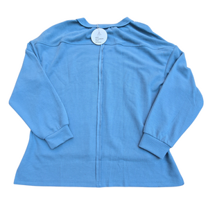 Blue Knit Loose Fit Pullover Sweater – Size Small, Cozy & Relaxed Fit