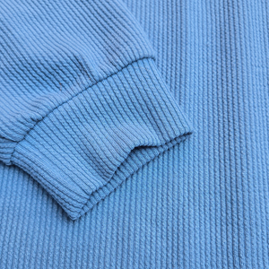 Blue Knit Loose Fit Pullover Sweater – Size Small, Cozy & Relaxed Fit