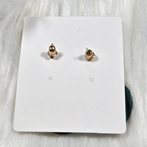 Green & Gold Geometric Round Dangle Earrings – Modern Fashion Statement Jewelry
