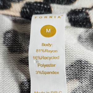 Women’s 2-Piece Soft Leopard Print Pajama Set – Size Medium