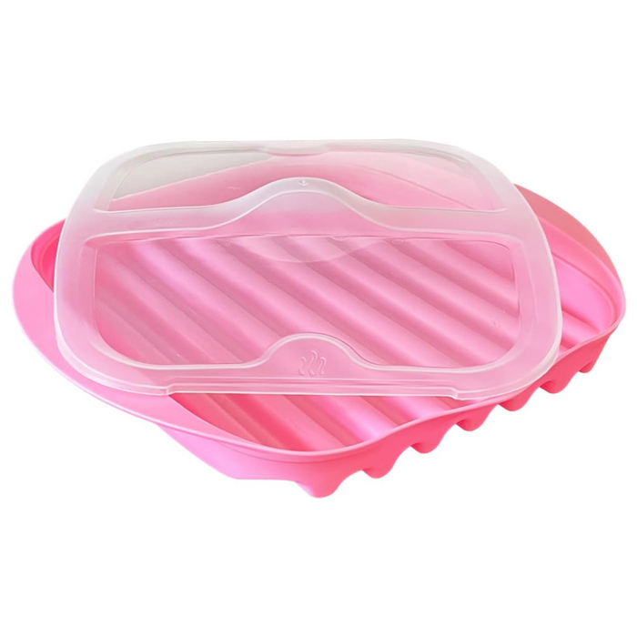 Microwave Bacon Tray with Splatter Lid