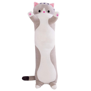 Plush Cat Toy Soft Sleeping Pillow - 28"