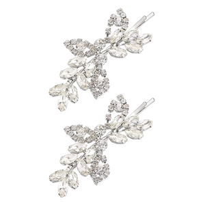 2 Pieces Rhinestone Bridal Hair Pins