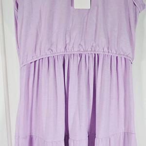 Purple Nursing Summer Dress – Size Small - Comfortable & Convenient