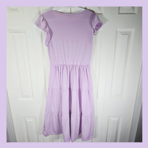Purple Nursing Summer Dress – Size Small - Comfortable & Convenient