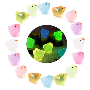Glowing Chick Shoe Charms - 16 Cute Designs Charms for Shoes, Night-Time Magic