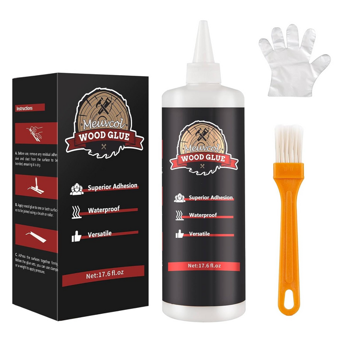 Wood Glue, 17.6 Oz Wood Glue Extra Strong for Furniture