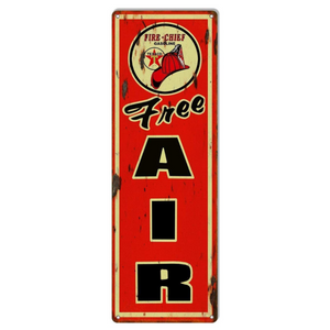 Retro Metal tin Sign Free Air
