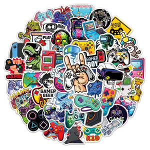 50 Pcs Gaming Gamer Stickers Pack
