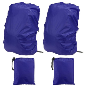 50-70L Waterproof Backpack Rain Cover, 2 Pcs Backpack Covers with Anti-Slip Cross Buckle Straps