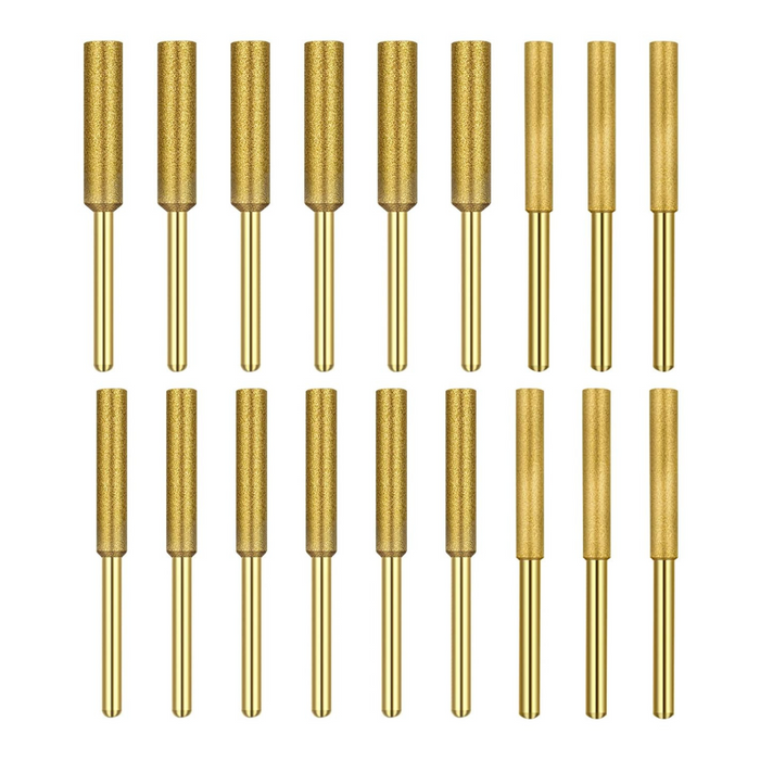 18 Pcs High Hardness Diamond Chainsaw Sharpener Bits