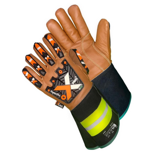 2XL - XPro Winter Leather Work Gloves - Durable Industrial Gloves - Goatskin - Waterproof, Kevlar-Lined Work Gloves