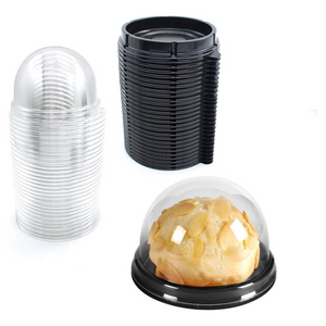 Clear Plastic Mini Cupcake Container