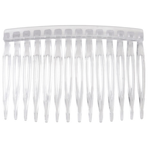 10pcs Transparent Plastic Hair Clip Combs French Twist Comb