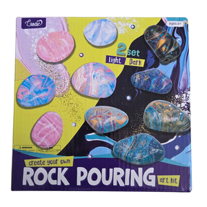 Pouring Rocks for Kids - Rock Painting Kit - Arts and Crafts for Kid Ages 8-12