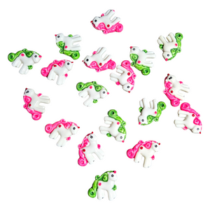 18 Flatback Resin Pony's