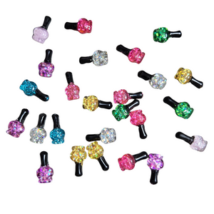 25 Flatback Resin Nail Polish Bottles