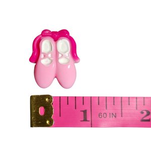 11pcs Flatback Resin Ballerina Shoes