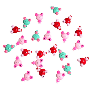 24 Flatback Resin Frogs