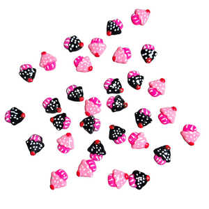 32 Flatback Resin Cupcakes