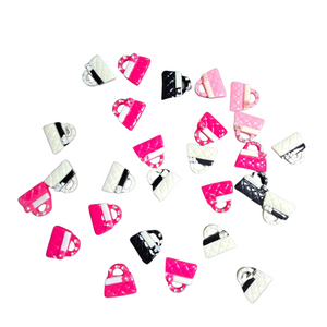 27 Flatback Resin Purses