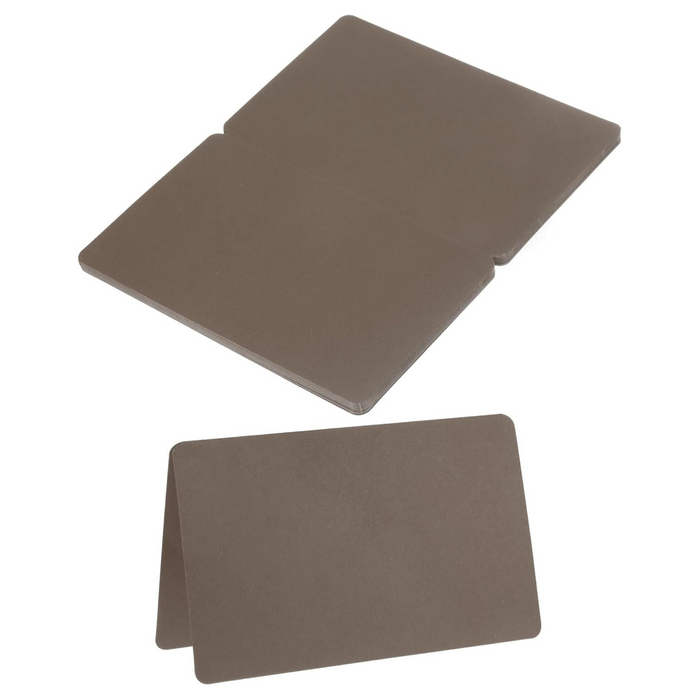 20Pack Table Place Cards, Printable Place Name Cards - Dark Brown