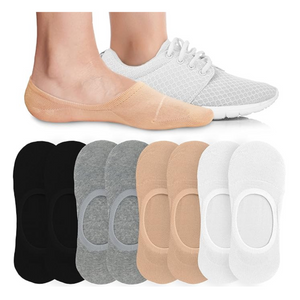 No Show Socks for Women - Non Slip Low Cut Ankle Socks