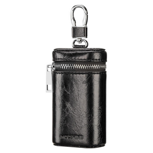 Universal Leather Faraday Car Key Case, RFID Signal Blocking Key Fob Protector