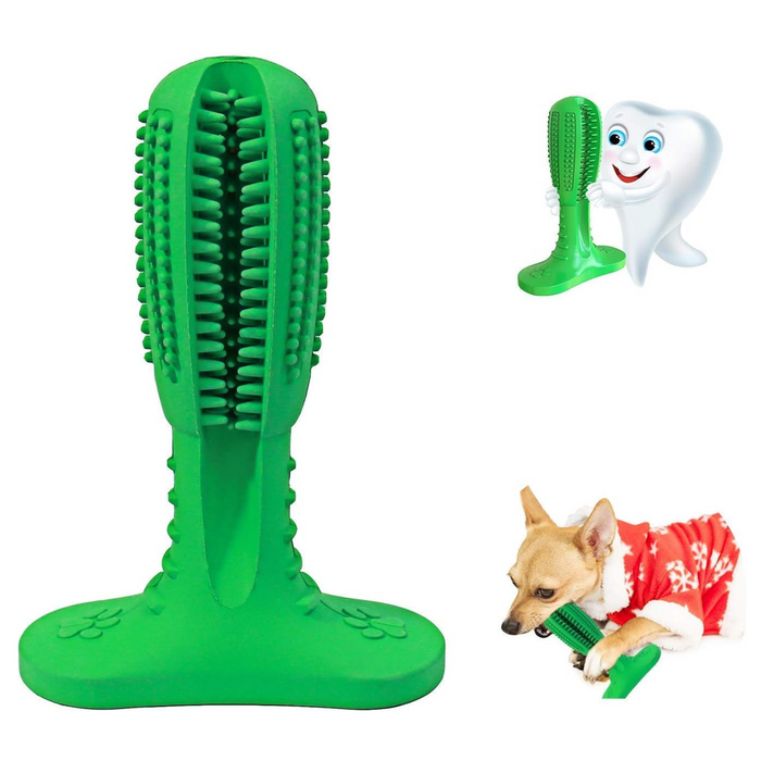 Dog Toothbrush Stick-Puppy Dental Care Brushing Stick - Large