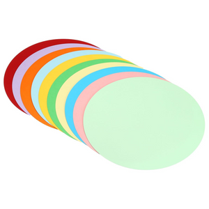 11.4-inch Round Cardboard Paper, 60 Pcs 230gsm Thick Blank Disc Circles Slices
