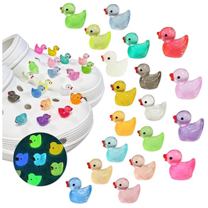 16pcs 3D Duck Croc Charms