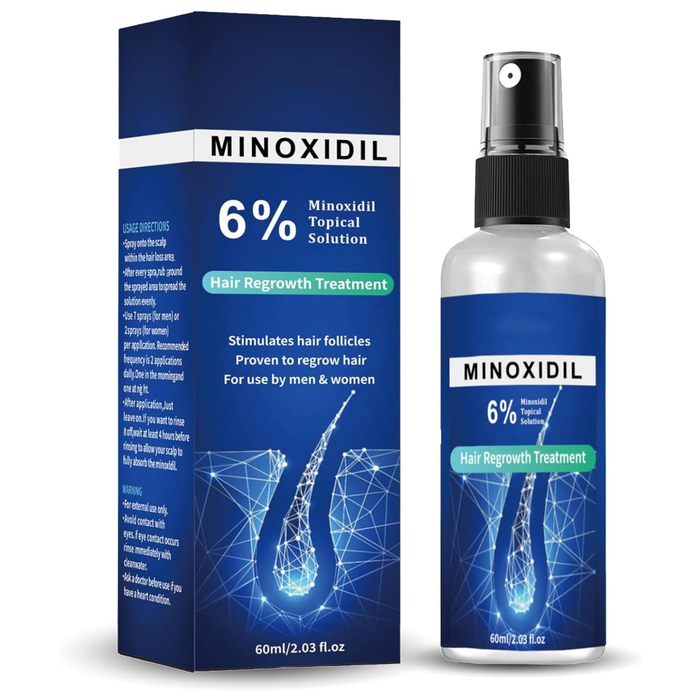 6% Minoxidil Hair Growth for Men & Women