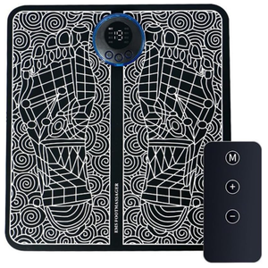 EMS Foot Massager Pad - Portable Electric Foot & Leg Massager with 8 Modes