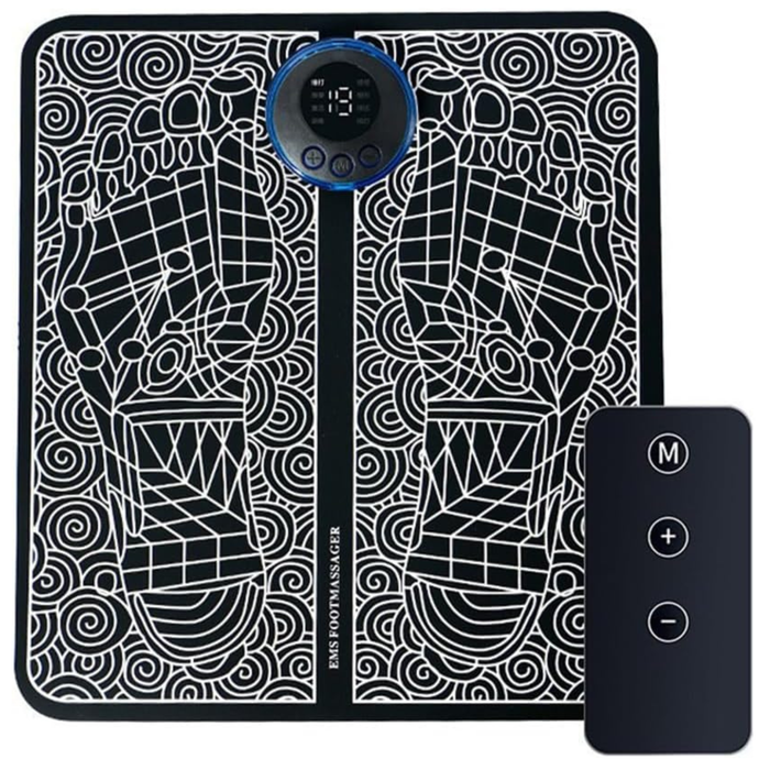 EMS Foot Massager Pad - Portable Electric Foot & Leg Massager with 8 Modes