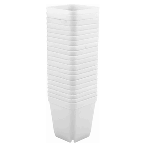 3.14 Inch Plant Pots Scrub Square Pots, Plastic