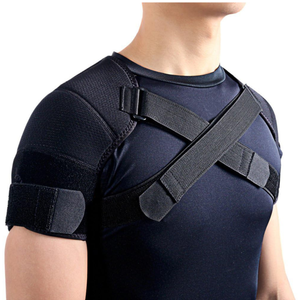 Double Shoulder Support Brace Strap Wrap Neoprene Protector - Size XXL