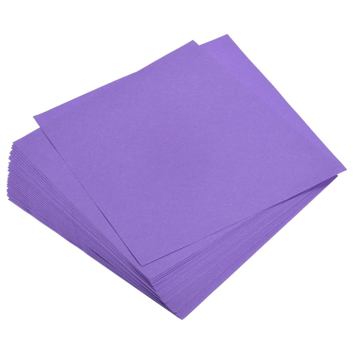 125 Sheets Origami Paper Double Sided 6x6 Inch - Purple