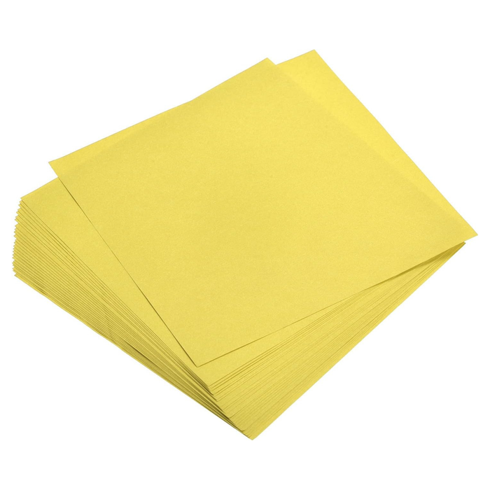 125 Sheets Origami Paper Double Sided 6x6 Inch - Yellow