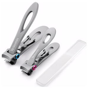 Toenail Fingernail Clippers Set - Wide Jaw Opening