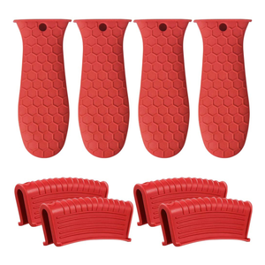 8 Pack Silicone Hot Handle Holder Cover Cast Iron