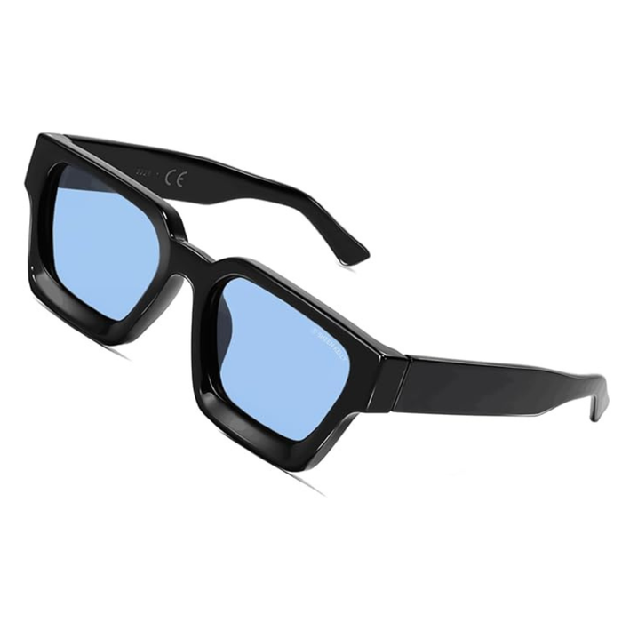 Retro Thick Rectangle Chunky Sunglasses