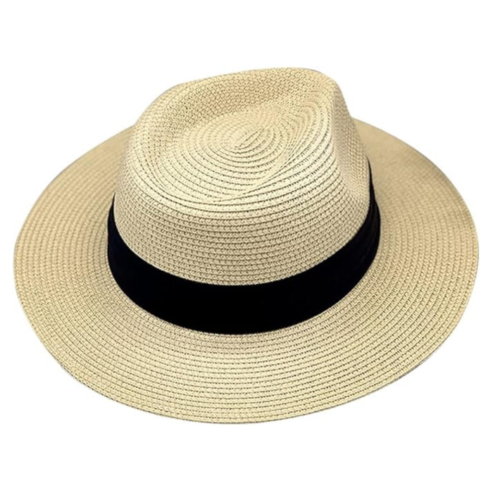 Summer Hat Men's 1PCS Women's Sun Straw Hat Panama Roll up Beach Hat